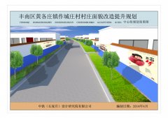 中心街规划效果图